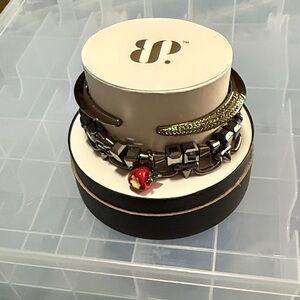 BP 2025 Halloween stack. Beware the Enchantment. Removable apple charm.